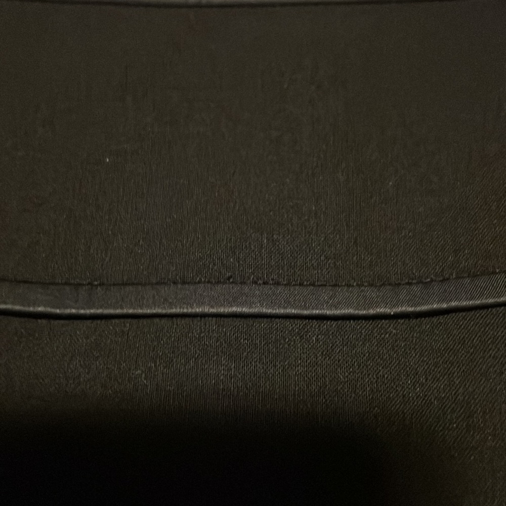 Black Basic Skirt Wool With Pleats - image 3